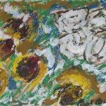 Sunflowers and White Roses